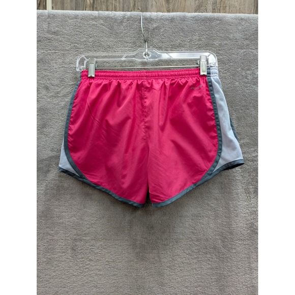 Nike Dri-FIT Tempo Running Shorts Womens Size Large Pink Mesh Trim Athletic - Picture 6 of 10
